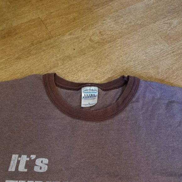 It's Funny how you think I'M LISTENING Graphic T-shirt Sz XL - Picture 6 of 6